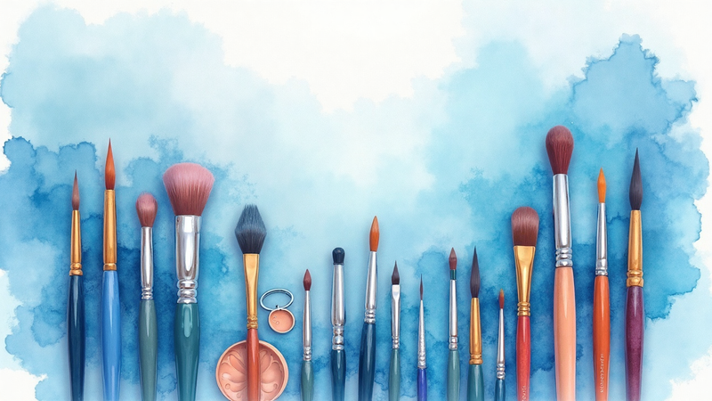 Accessoires inclus : pinceaux et palettes