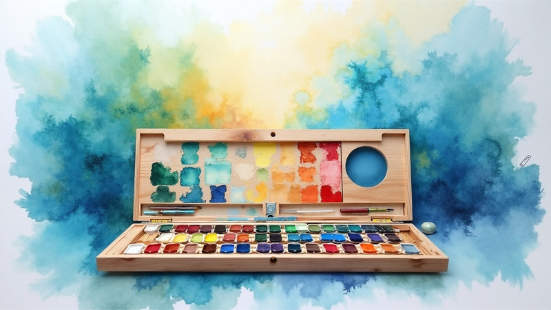Pourquoi préférer un coffret aquarelle en bois ?